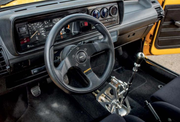 210bhp 1984 Volkswagen Jetta Coupe Mk1 interior