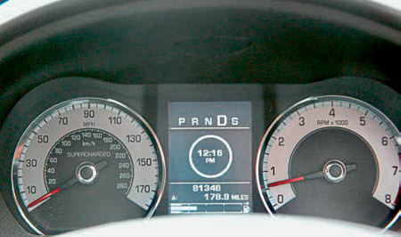 2011 Jaguar XFR Le Mans Limited Edition X250 - dashboard