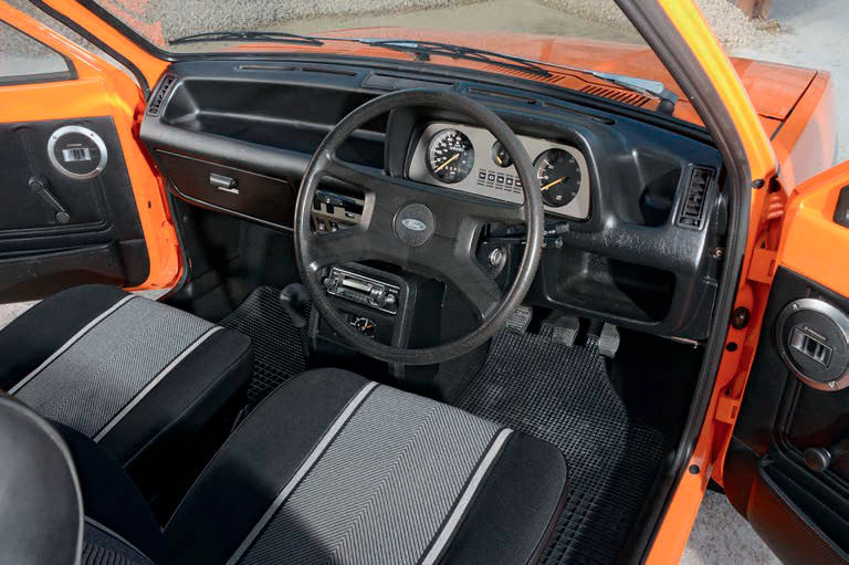 Restored 1977 Ford Fiesta 1300S Mk1 with Series X interior