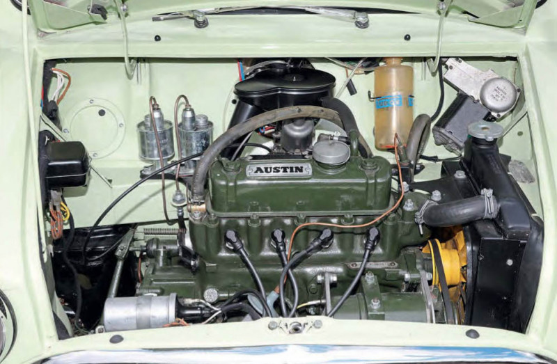 1961 Austin Seven De-Luxe - engine