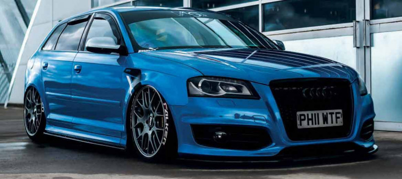 Stage 2 bagget 390bhp Audi S3 Typ 8P APR tune
