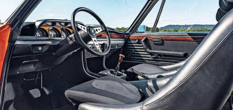 1972 BMW 3.0 CSL E9 pre-production prototype - interior