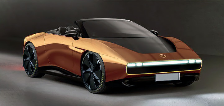 Last year’s Max-Out concept hinted at an electric roadster.
