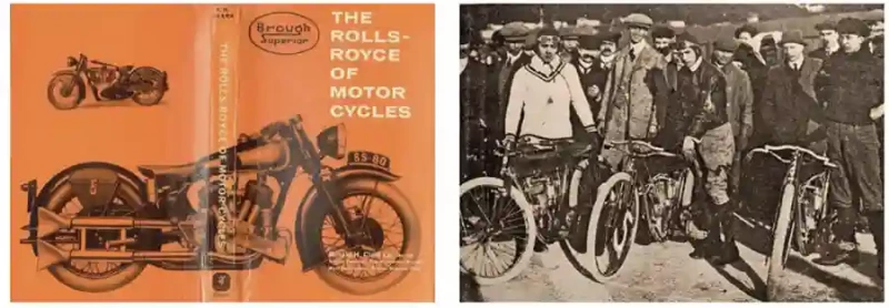 Neither Rolls-Royce nor Bentley ever produced a motorcycle, which allowed another marque to benefit from the comparison