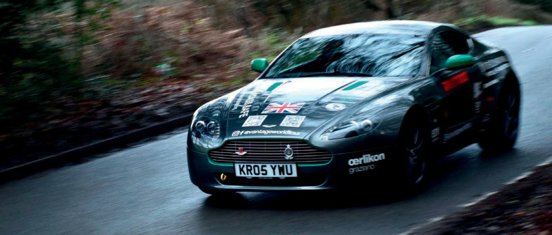From Tokyo to London, driving a first generation of 2005 Aston Martin V8 Vantage 4.3