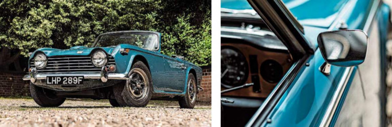 1967 Triumph TR5 PI - Driving the first TR5 off the production line, Press Car Number 5
