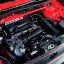 Tuned 350bhp 1988 Volkswagen Golf GTi Mk2 - engine