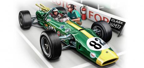 Memorable Racecars 1965 Lotus 38