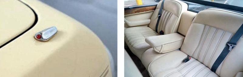 Rolls-Royce Camargue - interior rear seats