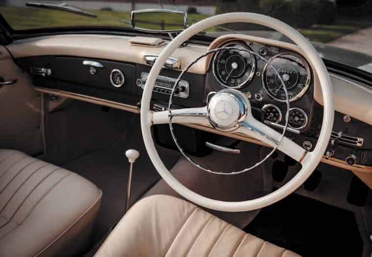 1955 Mercedes-Benz 190SL W121 - interior