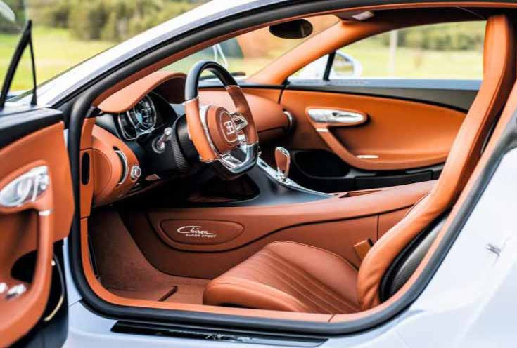 2022 Bugatti Chiron Super Sport interior