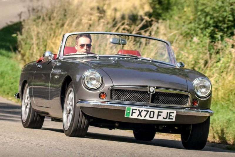 RBW’s all-new, all-electric, MGB-style roadster