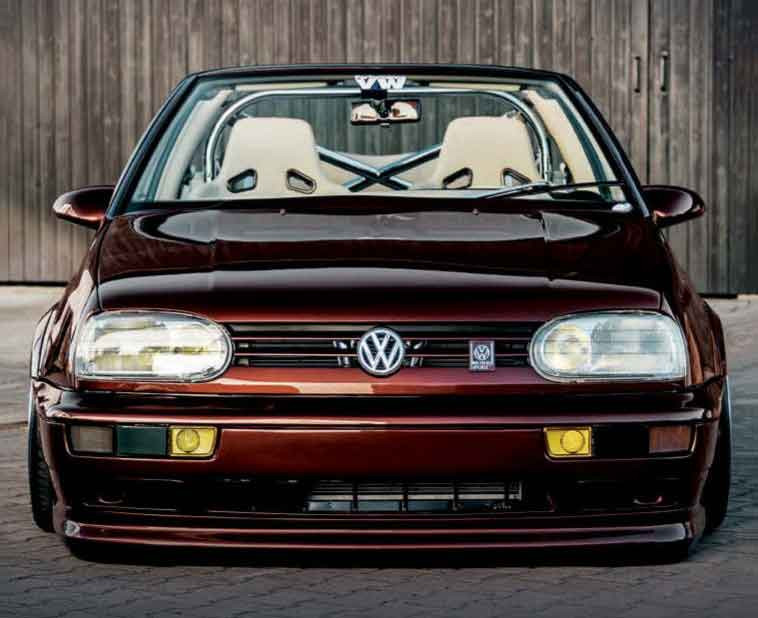 Tuned 1996 Volkswagen Golf Cabriolet VR6 Mk3