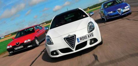 Alfa Romeo Cloverleaf Group Test Five modern classic QVs go head to head