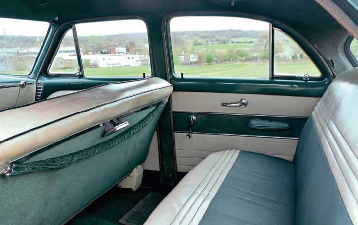 1954 Mercury Monterey - rear seats