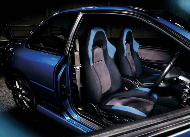 2001 Subaru Impreza P1 GC8G - interior