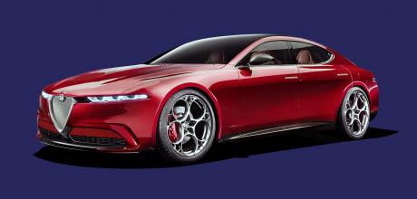 New large Alfa-Romeo will be electric saloon