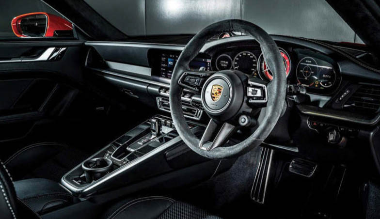 Driving the range-topping 2024 Porsche 911 Turbo S 992 - interior