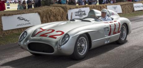 End of the road for the Stirling Moss Mercedes-Benz 300 SLR No722