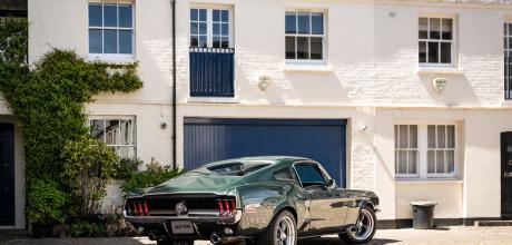 Bullitt’s Clive Sutton fantastic re-creation of the 1968 Ford Mustang Mk1 - rear