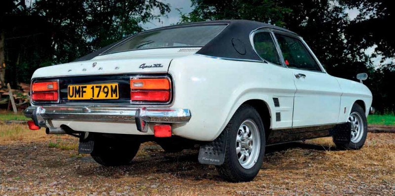 The Mustang influence in the Mk1 is obvious. C-pillar styling was changed at the last moment.