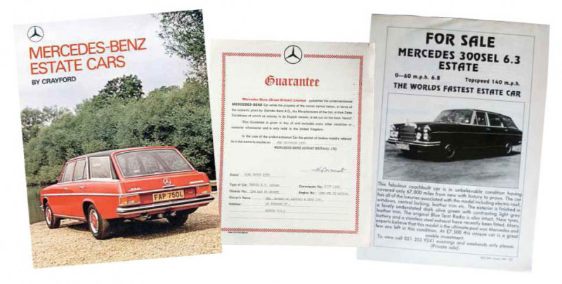 1969 Mercedes-Benz 300SEL 6.3 Estate by Crayford W109
