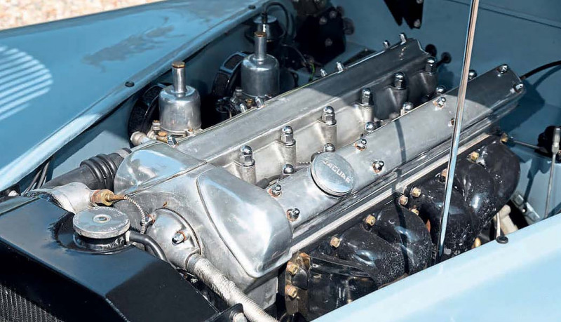 1952 Jaguar XK120 Racer - engine
