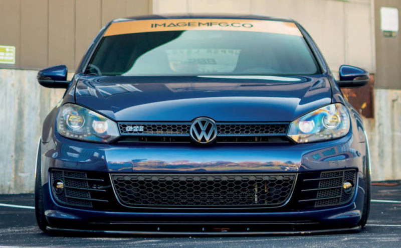 Bagged 2012 Volkswagen Golf GTi Mk6 features turbo upgrade, APR tune, BBS splits, 35th bumper &amp;amp; more