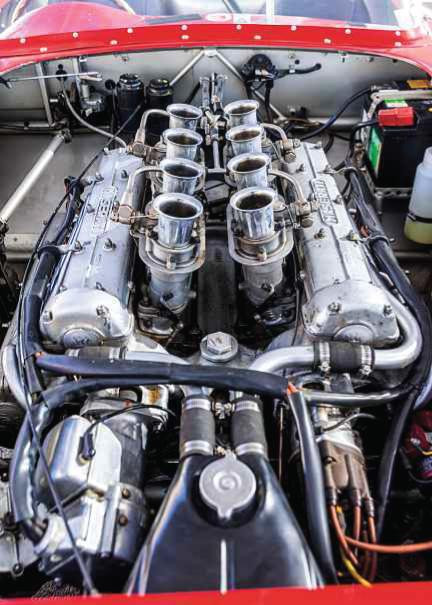 1957 Maserati 450S - engine V8