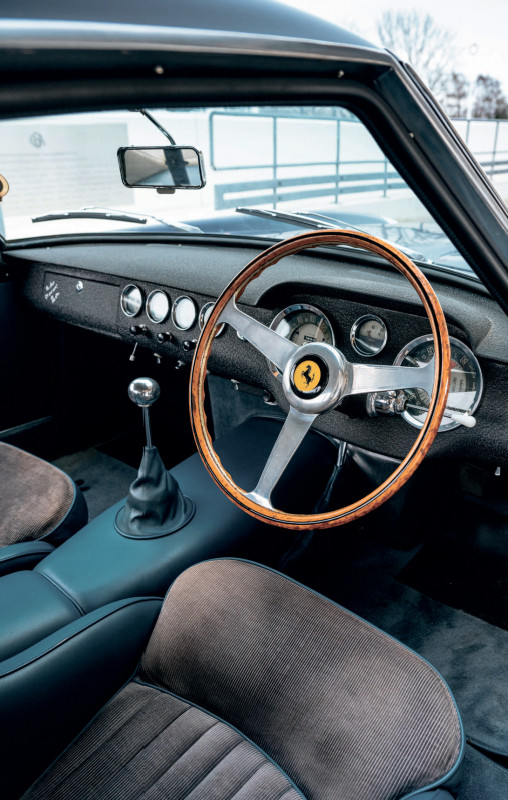 Stirling’s Moss 1961 Ferrari 250 SWB interior