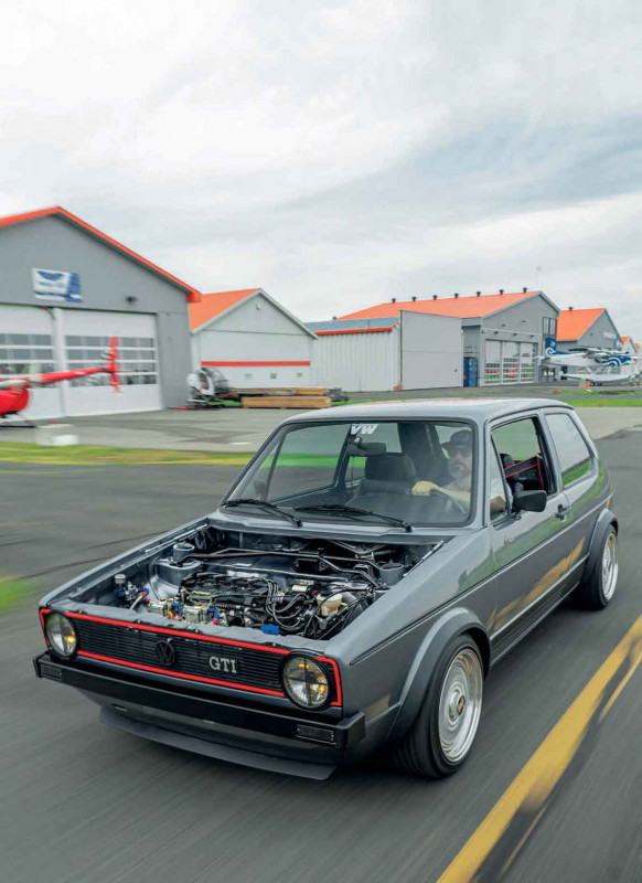 Jason Balaze and his gorgeous 2.0-litre 16v ABF engined Volkswagen Rabbit GTi Mk1
