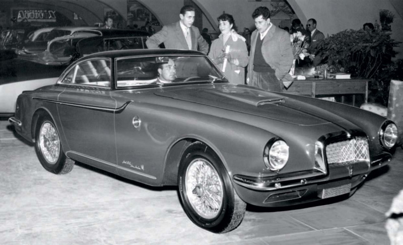 Below: “Micho’ also designed exotica such as this Fiat 8V-based Siata