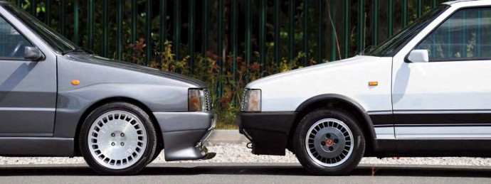 Fiat Uno Turbo – modified versus standard —
