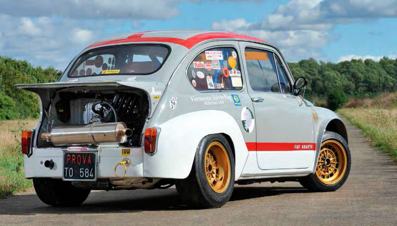1970 Fiat-Abarth 1000 TC Corsa wide-body racer tested on track