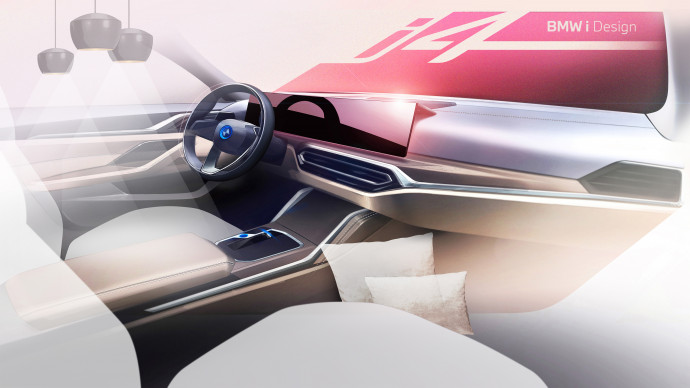 2022 BMW i4 Design-Sketches
