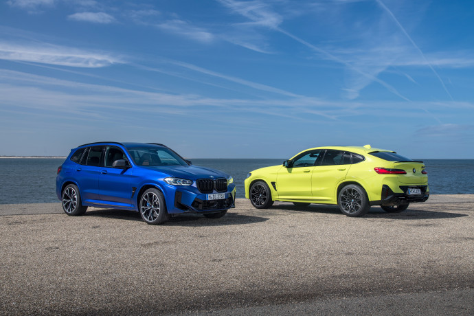 2022 BMW X3 M Competition F97 and 2022 BMW X4 M Competition F98