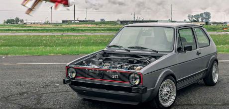 Jason Balaze and his gorgeous 2.0-litre 16v ABF engined Volkswagen Rabbit GTi Mk1