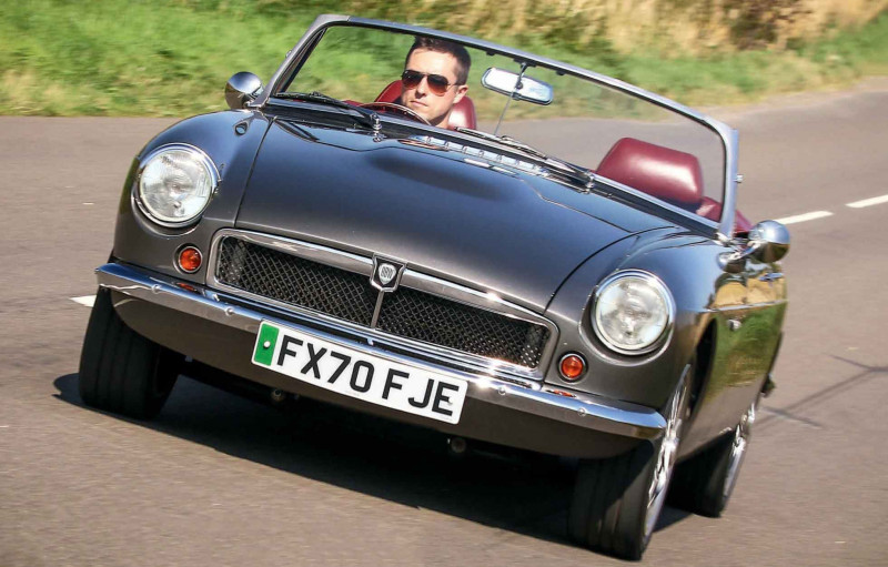 RBW’s all-new, all-electric, MGB-style roadster