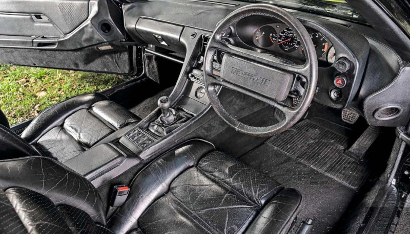 George Harrison’s 1980 Porsche 928S interior