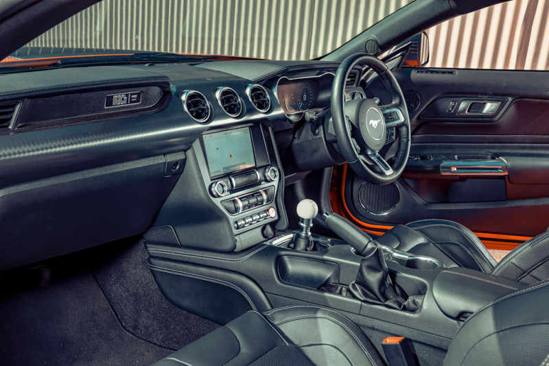 2022 Ford Mustang Mach 1 interior RHD