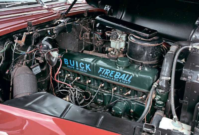 1948 Buick Super Sedanet - engine
