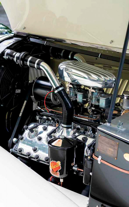 1935 Jensen White Lady - engine