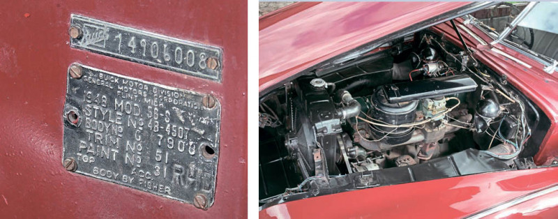 1948 Buick Super Sedanet - engine