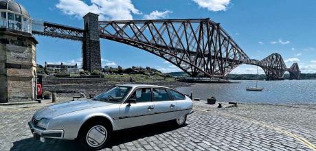 Team Adventure James takes his finished 1985 Citroën CX 25 GTi Turbo back to its old haunts