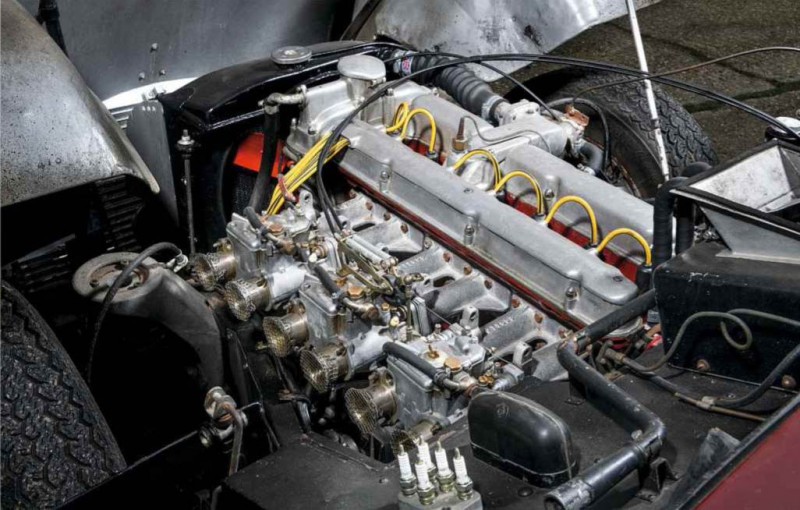 26th Monte Carlo Rally 1956 Aston Martin DB2/4 - engine