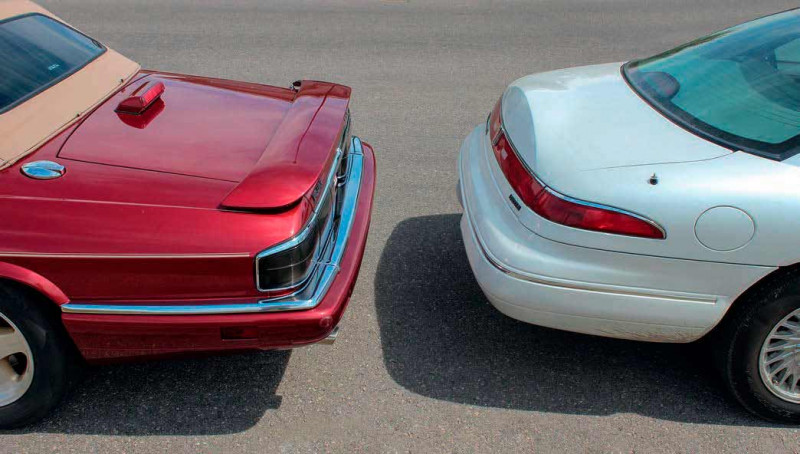 Lincoln Mark VIII and the Jaguar XJS V12.