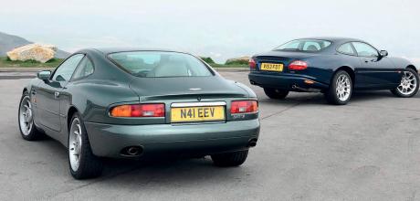 1995 Aston-Martin DB7 3.2 Automatic vs. 1998 Jaguar XKR 4.0 X100