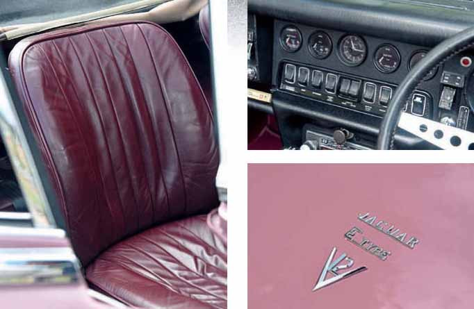 1974 Jaguar E-Type Series 3 rarely seen ’70s hue of Heather — Drives.today