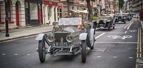 110-Year Anniversary Rolls-Royce Silver Ghost re-enacts London to Edinburgh trial