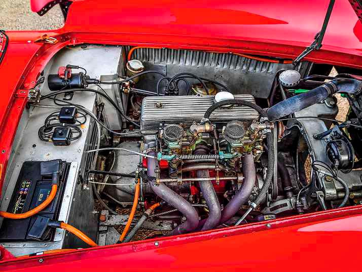 1952 Zanussi 1100 Sport - engine